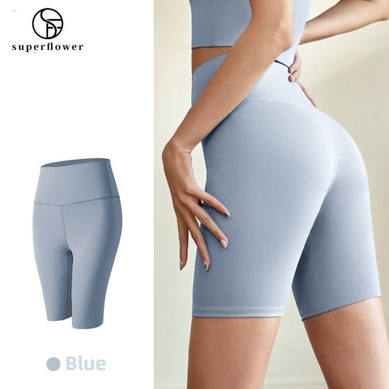 High Waist Workout Yoga Shorts for Women Running Cycling Shorts_voghion.com