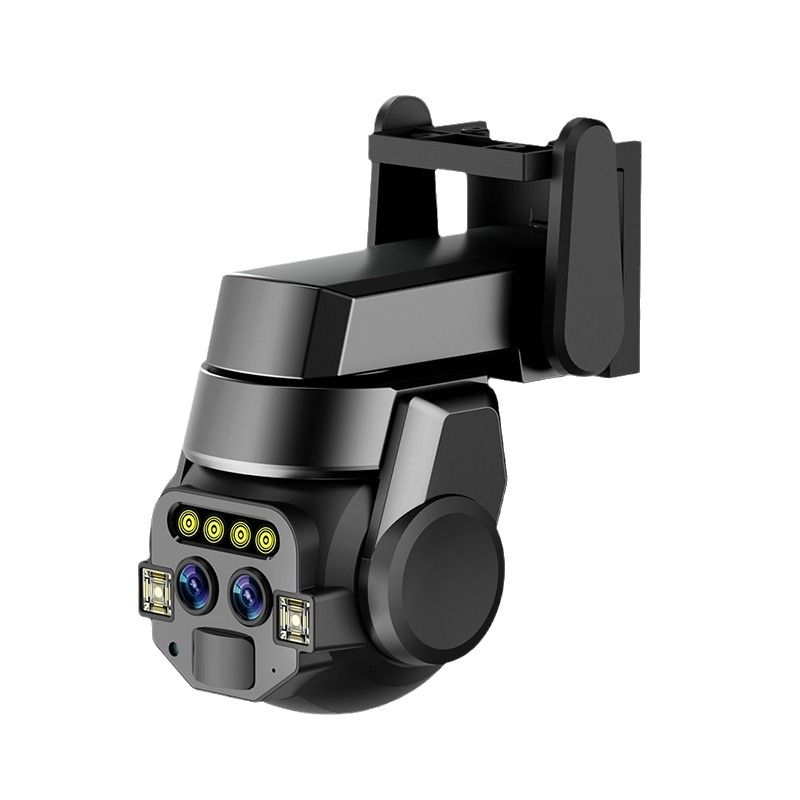 10X Zoom WiFi Security Camera With Auto Tracking, Night Vision, 6MP HD, Dual Light, IP67 Waterproof For Indoor/Outdoor Use_voghion.com