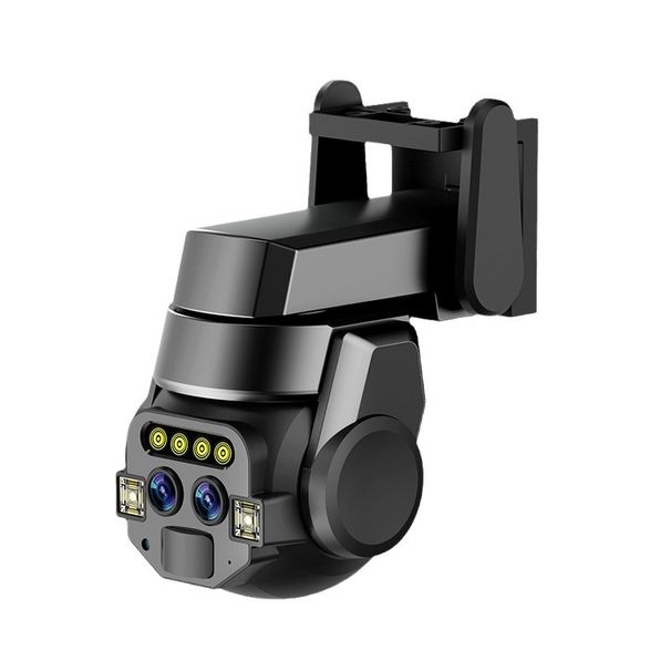 10X Zoom WiFi Security Camera With Auto Tracking, Night Vision, 6MP HD, Dual Light, IP67 Waterproof For Indoor/Outdoor Use_voghion.com