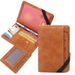 Light Luxury RFID Blocking Passport Holder - Slim Travel Wallet For Men & Women With Vaccine Card Slot, Secure PU Leather Document Organizer_voghion.com