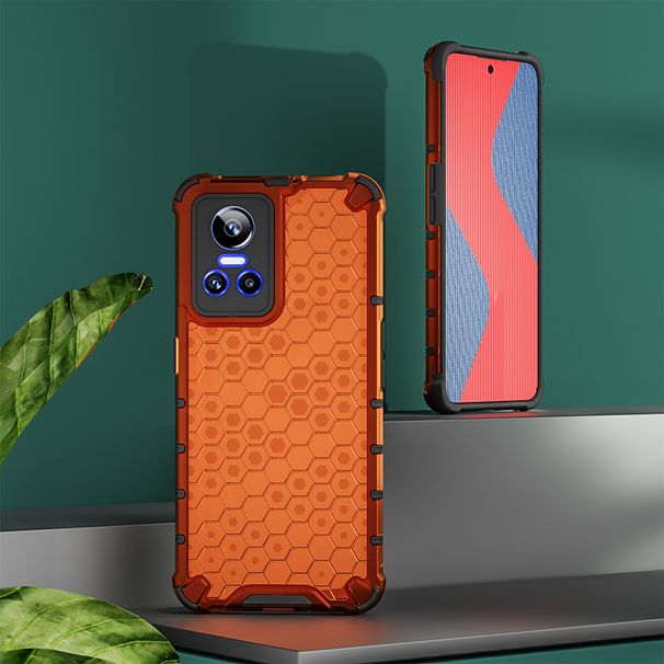 KEYSION põrutuskindel ümbris Realme GT Neo 3 3T 2 2T 2 Pro läbipaistva kärgstruktuuriga telefoni tagakaas OPPO Reno 7 4G 7Z F jaoks_voghion.com