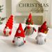 Eşsiz Şapkalı Noel Cücesi Süslemeleri - Ev, Ofis ve Tatil Sergileri İçin Şenlikli İskandinav Tarzı Figürler_voghion.com
