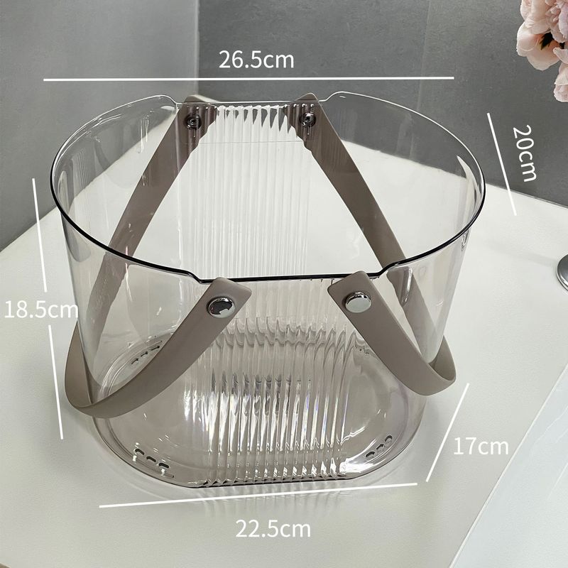 Bathing Bathroom Shower Handheld Small Storage Dormitory Toilet Toiletries Bath Basket_voghion.com