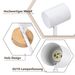 Glitzerlife Deckenstrahler 3 Flammig Deckenlampe Holz - Deckenleuchte GU10 Weiß Schwenkbar 350° Max.25w Modern Innen Holzoptik Spotlights Für Schlafzimmer Flur_voghion.com