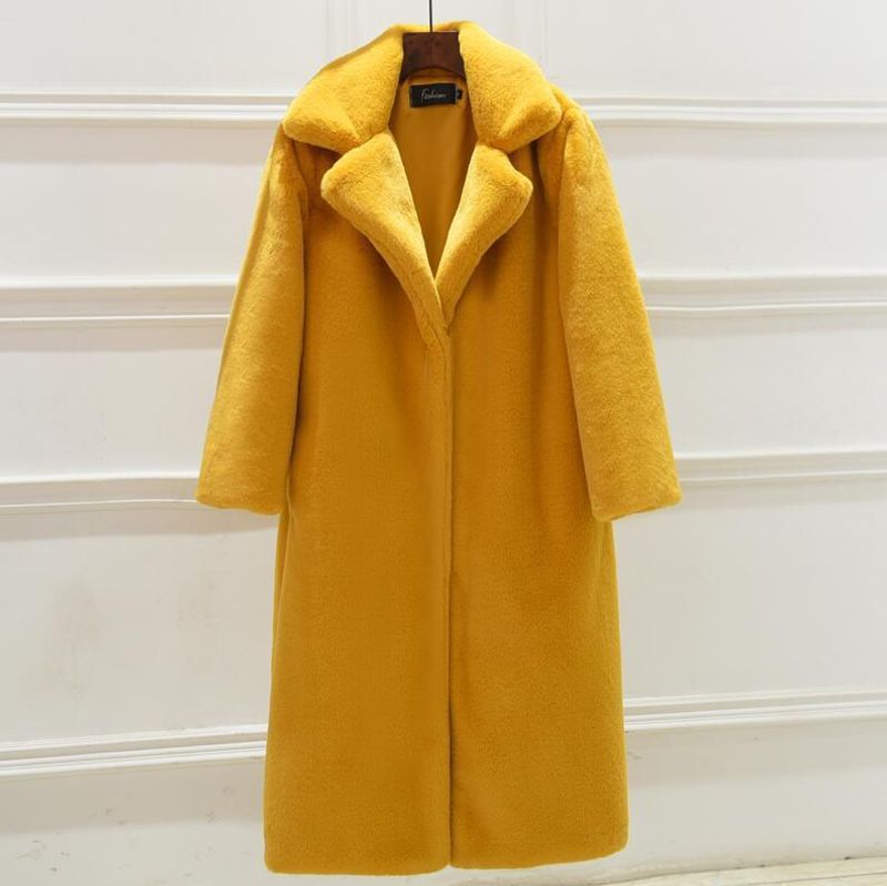 Women's Clothing long autumn winter coats for women, new large size, thickened fur coats, loose and warm_voghion.com