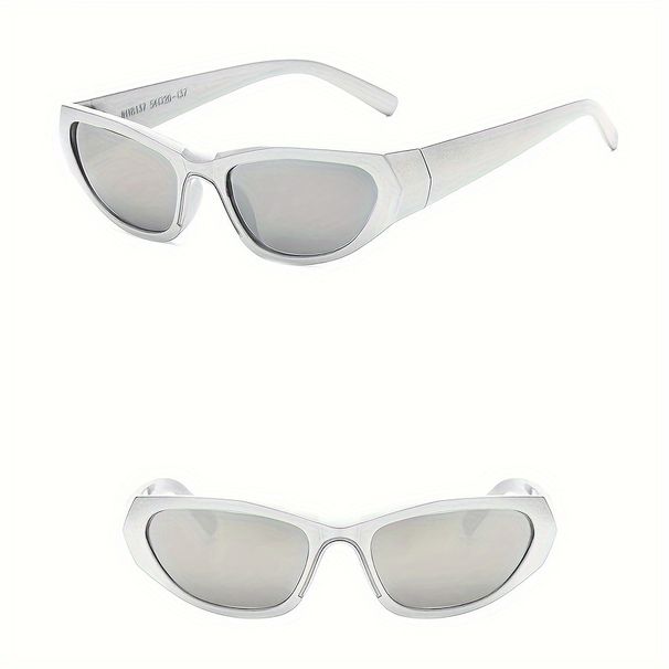 Y2K küberpunk moeprillid naistele ja meestele, futuristlikud peegelpildiga moodsad spordipäikeseprillid jalgrattasõiduks, rannapeoks_voghion.com