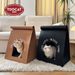 TOOCAT Eco-Friendly Kraft Bag Cat Scratching Board All-Season Universal Scratch-Resistant Non-Shedding Corrugated Paper_voghion.com