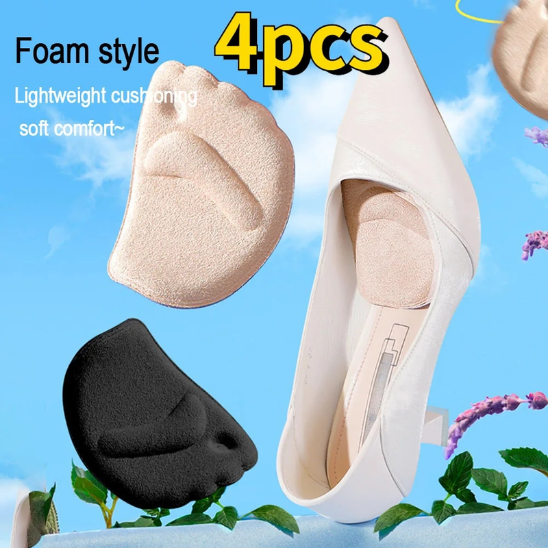 Women High Heel Forefoot for Massaging Toe Pad Shoes Insert Half Insoles Plantar Fasciitis Pain Relief Comfortable Foot_voghion.com