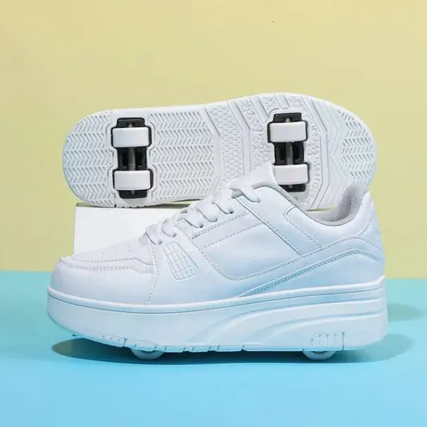 Rollschuhschuhe Kinder Herbst Kinder Mode Casual Sport Spielzeug Geschenk Spiele Jungen 4 Räder Turnschuhe Mädchen Stiefel_voghion.com