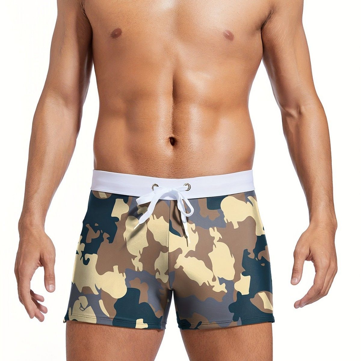 Roupas masculinas verão novas camuflagem 3D impressas calças de praia masculinas moda casual shorts masculinos_voghion.com