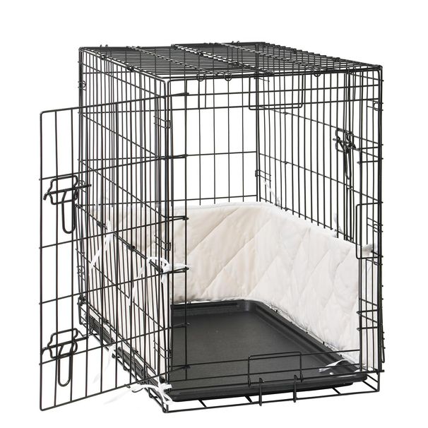 New Dog Cage With Internal Partition, Easy Clean, Convenient To Carry, Protects Dogs_voghion.com
