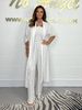 Women's Clothing Casual Plus Size Wide Leg Jumpsuit + Jacket 2 Piece Fashion Set_voghion.com