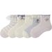 5pcs spring and summer children's socks mesh boneless seam girls bowknot mid-tube socks thin girls baby_voghion.com