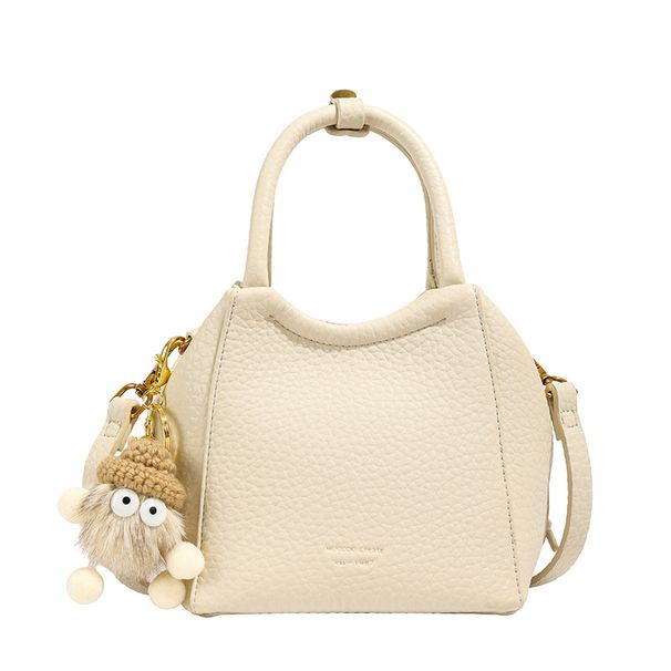 Yuezi Beliebter neuer Wassereimer 2024 Textur Western Litschi Muster Mode Kleine Umhängetasche_voghion.com