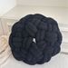 Nordic Handwoven Round Cushion - Soft Lamb Wool Seat Pad & Decorative Pillow For Sofa, Bed & Bay Window_voghion.com