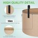 Strap Bags With Grow Pack Garden 20 20 Gallon Pots 5 For Handles Gall Aeration Tan Planting And 5Pack Fabric Container Nonwoven_voghion.com