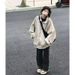 Harajuku Style BF Turn-Down Collar Workwear Female Students, Loose Outdoor Casual Jacket For Spring And Autumn_voghion.com