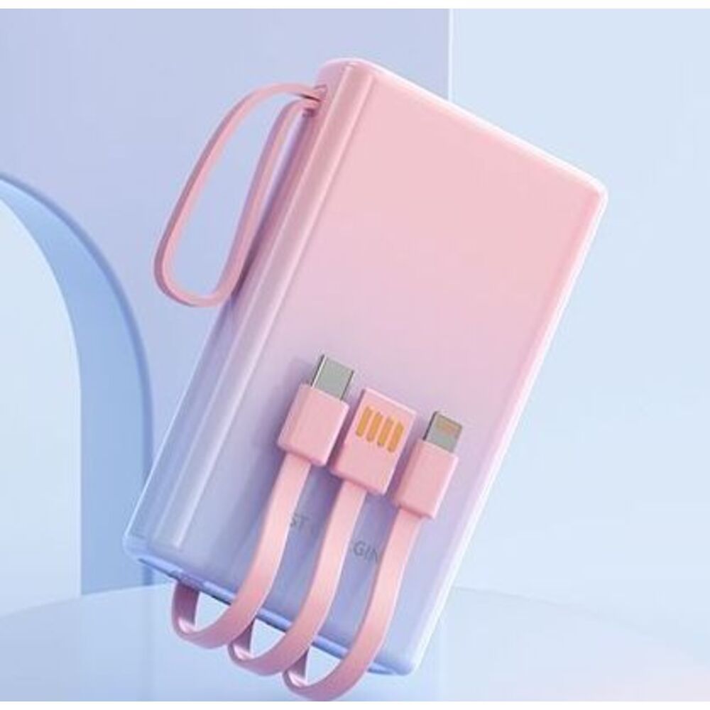 3C-zertifizierte Powerbank, 22,5 W, superschnelles Laden mit integriertem Kabel, 20.000 mAh, große Kapazität, kompaktes tragbares Ladegerät_voghion.com