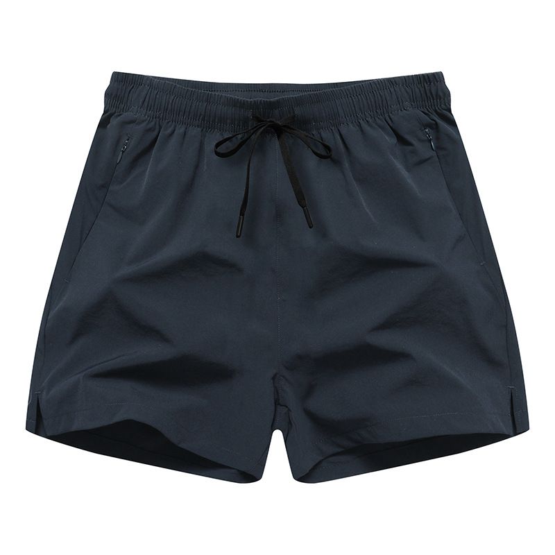 Men's Fitness Shorts, Summer Ice Silk Thin Fit, Plus Size, Running Speed Dry Three Quarter Pants, Men's Trend_voghion.com
