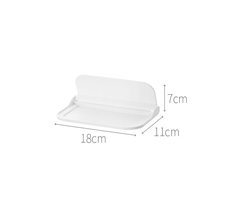 Bathroom Shelf, Toilet Wall Mounted Non Perforated Folding Board Tray_voghion.com