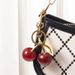 Backpack Red Decorative Keychain Cherry Internet Celebrity High-End Bag Pendant_voghion.com