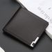 baellerry men's short wallet Korean thin iron edge multi-card wallet horizontal and vertical card bag_voghion.com