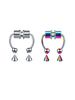 2er- oder 5er-Pack magnetischer Nasenring aus Edelstahl, Hufeisenform, Nasenclip, für nicht gepiercte Nasen, magnetischer Nasenring, Nasennagelpiercing, Nariz_voghion.com
