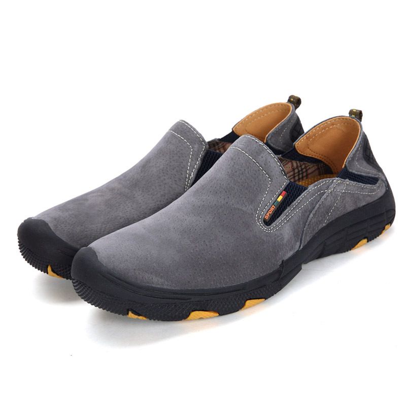 Unbeatable Quality Unbeatable Quality Classic Le Fu Men's Casual Leather Shoes, Plus Size Lazy Shoes_voghion.com