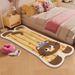 Tappeto da comodino a forma di animale di peluche – Tappetino da pavimento ultra morbido e giocoso per la camera delle bambine (da 40x120 cm a 90x180 cm)_voghion.com