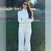 Trendy Half-Zip Knit Sweater For Women – Soft & Stylish Cable Pullover | Breathable Spandex Blend, Polo Collar, Relaxed Fit (White)_voghion.com