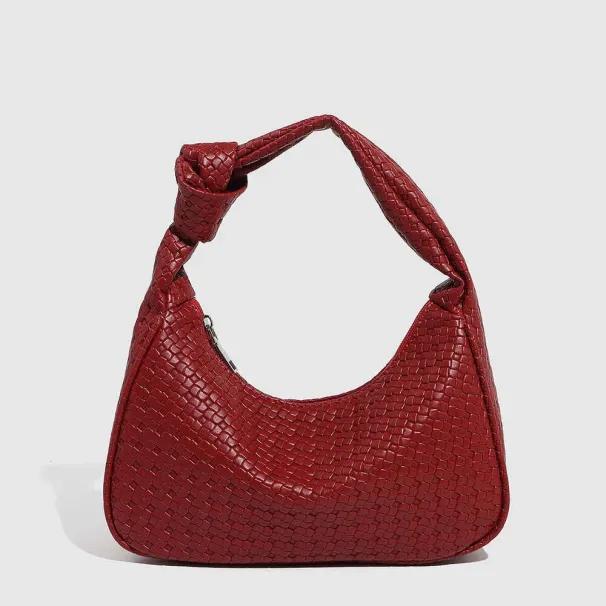 Borsa versatile da donna, da polso, a tracolla, intrecciata, sottobraccio_voghion.com