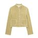 Women's 2024 Spring New Collection Texture Haired Coat_voghion.com