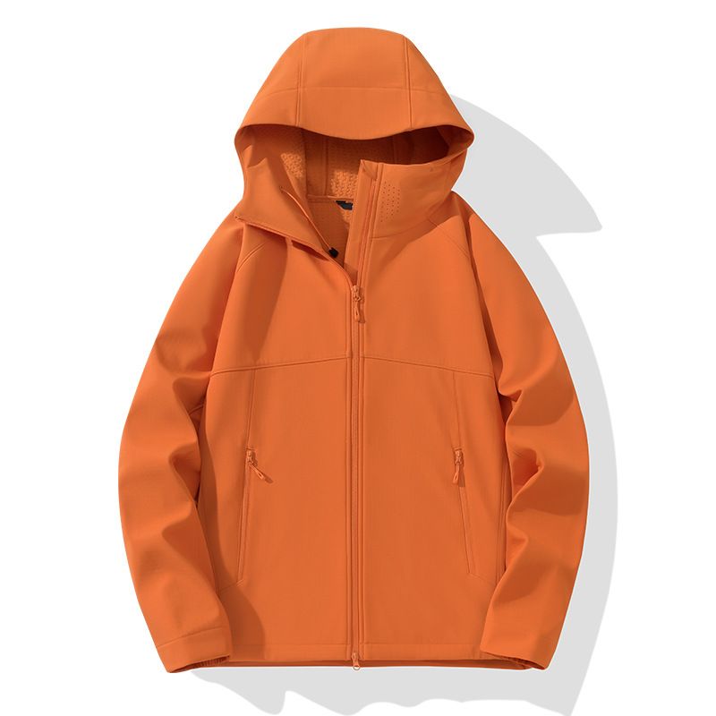 Birdhouse Gleicher Stil Winddicht Wasserdicht Verschleißfest Wandern Softshelljacke Unisex Fleecegefüttert Warmer Mantel_voghion.com