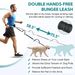 Hands Free Dog Leash Bag Double Straps Two Dogs _ Stretchable Elastic Strap With Double Padding For Hands_voghion.com