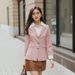 Women's Clothing Plus Size Polo Collar Suit Jacket Two Pieces Autumn New Commuter Women's Clothing_voghion.com
