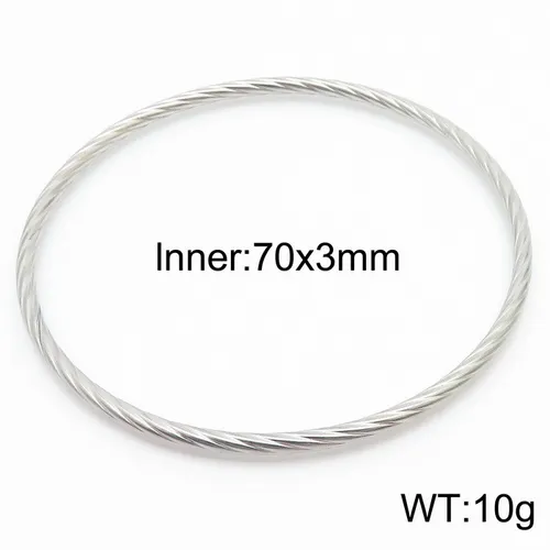 Modeschmuck Temperamt Beliebte Multi Layer Stacking Coil Vergoldet 3mm Plain Ring Titan Stahl Armband Für_voghion.com