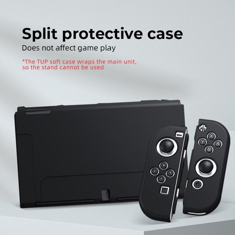 Passend für Switch OLED-Gehäuse, komplett aus weichem TPU in mattierter Farbe, personalisierte Anti-Drop-Schutzhülle_voghion.com