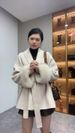 Luxury Wool Blend Trench Coat With Detachable Fox Fur Collar - Elegant Long & Short Women's Overcoat For Fall Winter (Black, Grey, Beige, Brown)_voghion.com