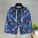 Shorts For Men's Summer Slim Drawstring Sports Loose Fitting Student Youth Outerwear Trendy Casual Shorts With A Five Point Beach_voghion.com