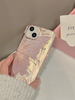 Advanced feeling electroplated pink butterfly suitable for iPhone Promax case, 16 new model, 12 luxurious feather_voghion.com