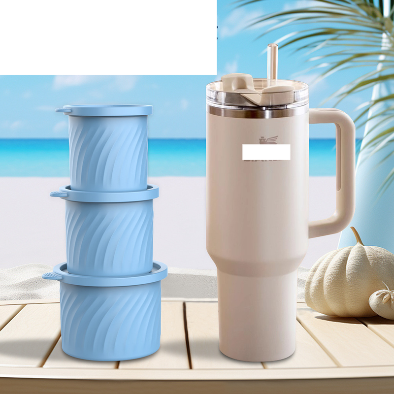 water cup silicone ice tray with lid easy to demould ice mold_voghion.com