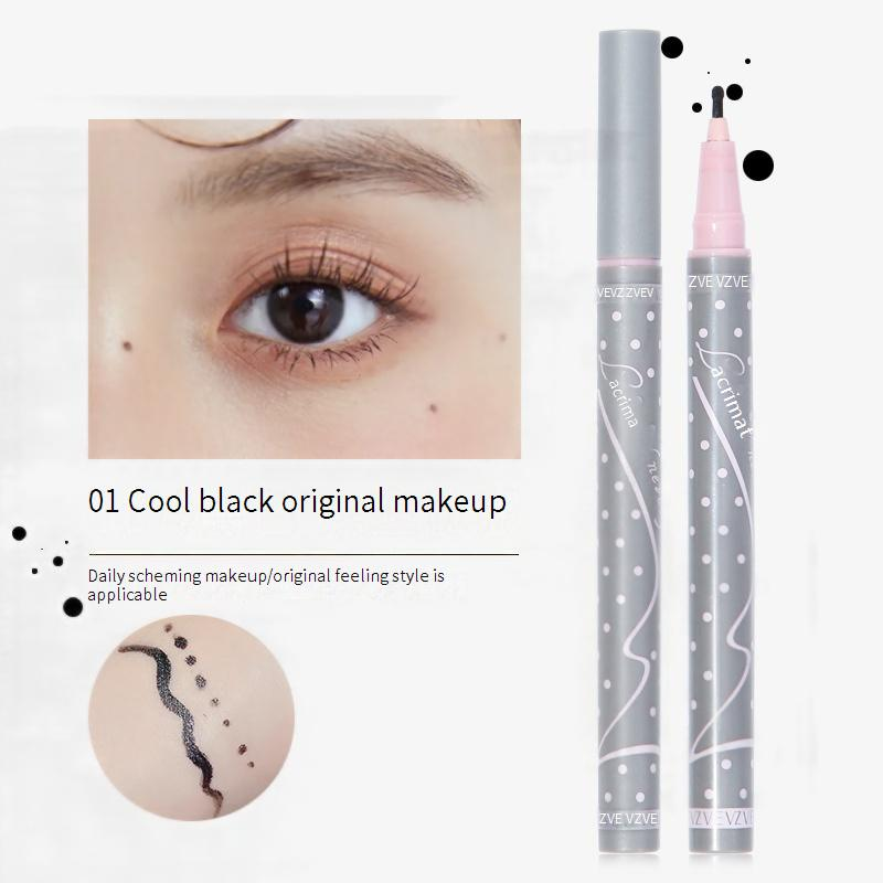 Eye Shadow & Liner Combination ZVEV Tear Mole Pen Freckle Pen Long Lasting Non Fading Natural Wild Sun Spot Makeup Natural Mole Eyeliner_voghion.com