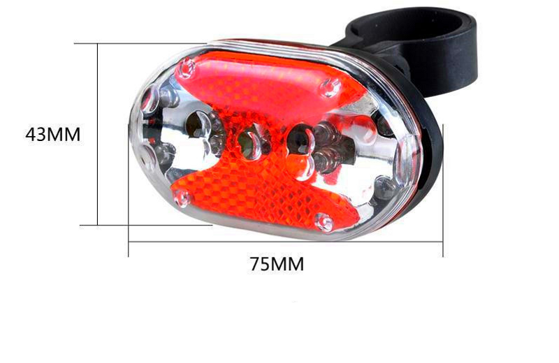 Bicycle Tail Light 9LED Tail Light Red Light Bicycle Mountain Bike Seat Tube Light Saddle Light LED Warning Light_voghion.com