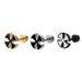 3 Pairs Small Cross Earrings, Stainless Steel Stud Earrings For Men Wom_voghion.com