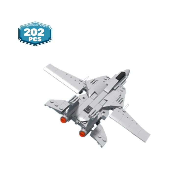 Military Top Gun 202pcs F14 Fighter Aircraft Building Block Model Toys Kids Educational_voghion.com
