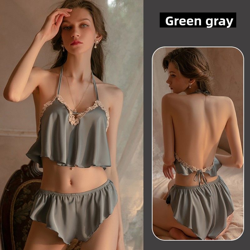 Alluring Pure-Desire Women's Lingerie Set: Exquisite Sexy Belly Band Ensemble For Sensual Moments_voghion.com