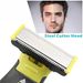 Hybrid Electric Trimmer Razor Shaver Waterproof Washable Beard Grooming Body Hair Groomer for Men and Women_voghion.com
