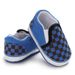 Moeder & Kinderen Nieuwe lente en herfst 0-1 jaar oude babyschoenen zachte zool slip-on dambordschoenen casual canvas baby peuterschoenen_voghion.com