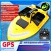 500m GPS Nesting Night Light Motor Three-Chamber 40-Point Positioning Fishing Boat Yellow Remote Control High-Speed Long_voghion.com