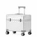 Stylish Aluminum Frame Carry-On Luggage With 360° Spinner Wheels & TSA Lock - 18" & 20" Compact Suitcase For Travel Travel Trolley Case_voghion.com
